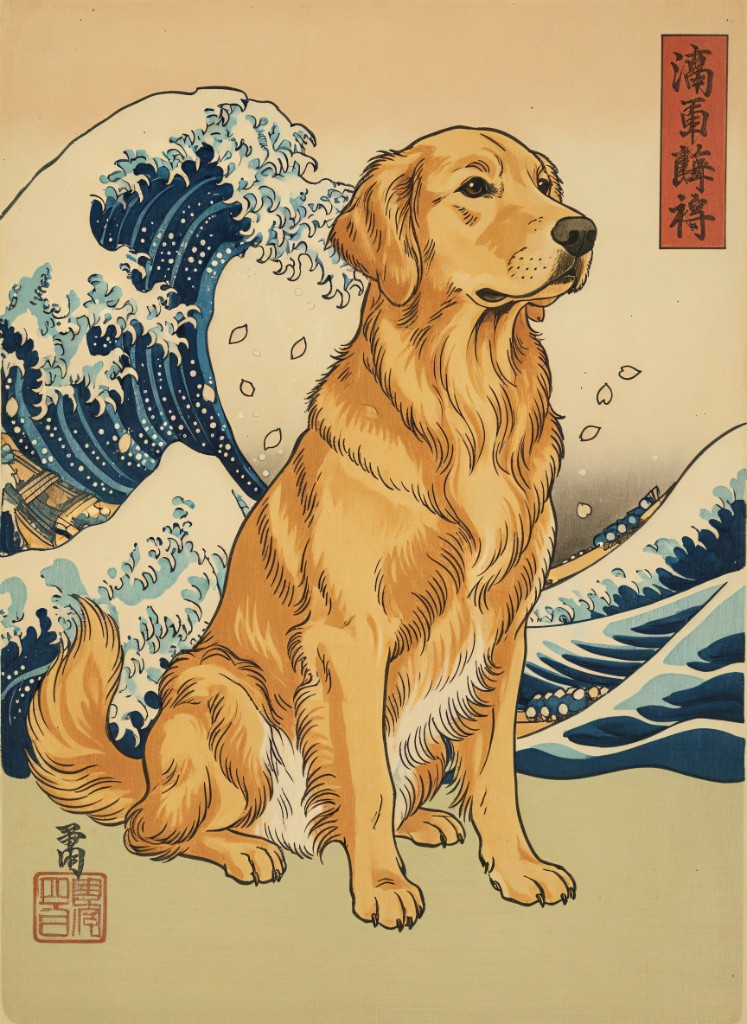 Furresco sample portrait (ukiyo-e style)