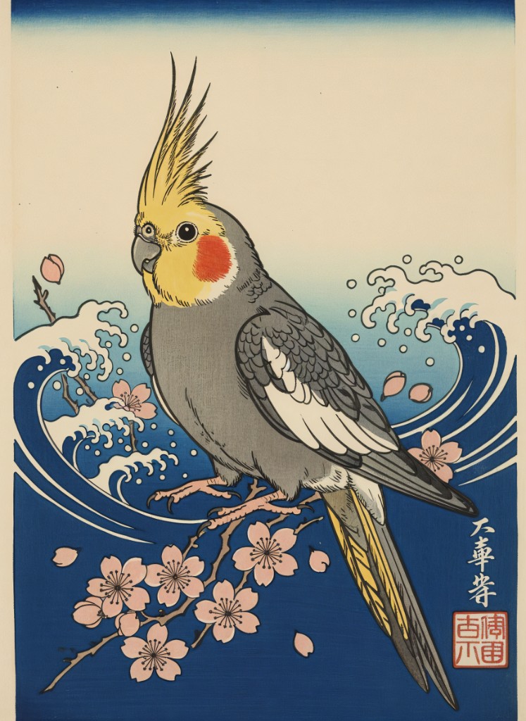 Furresco sample portrait (ukiyo-e style)