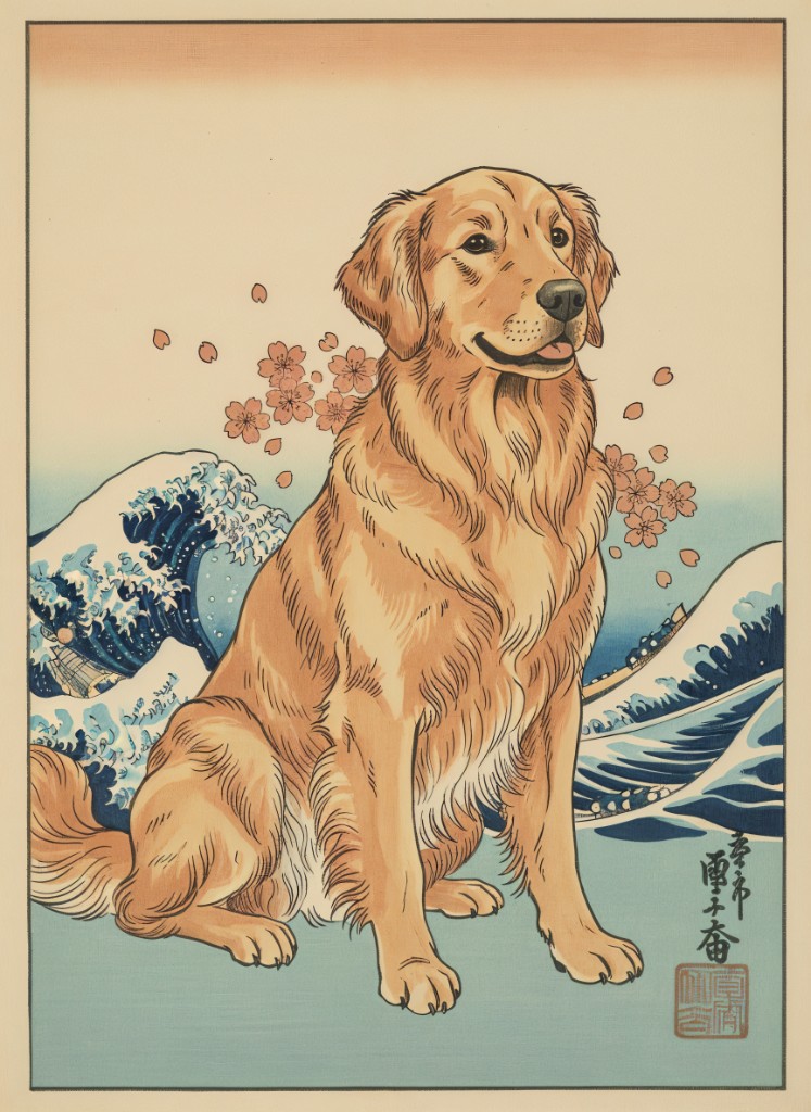Furresco sample portrait (ukiyo-e style)